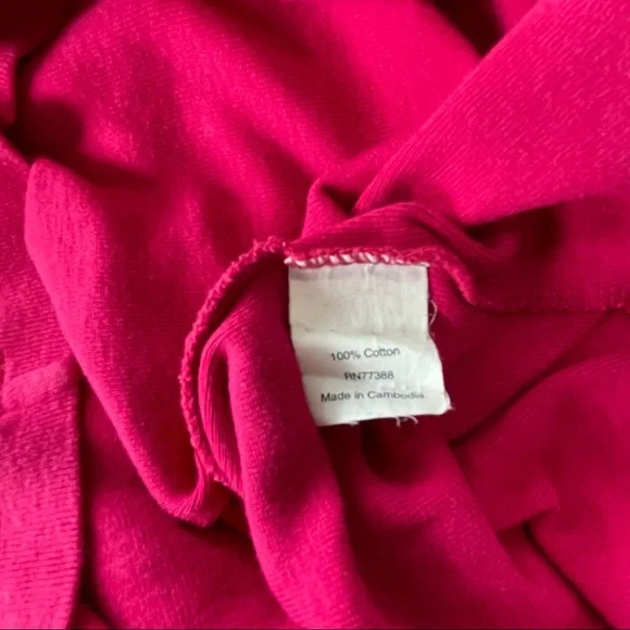 J. Crew Long Sleeve Pink Tee M - Picture 4 of 4